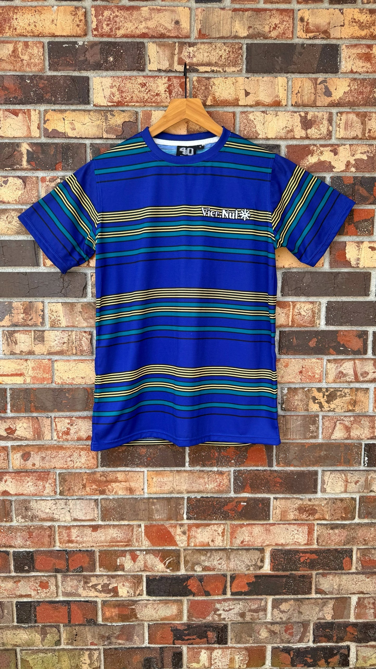 Striped Summer Tee (Navy Blue)