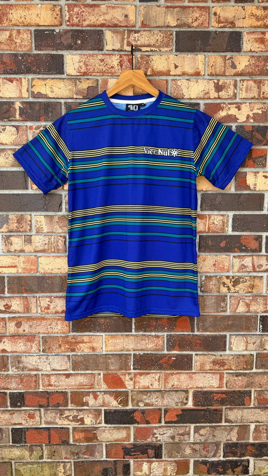 Striped Summer Tee (Navy Blue)