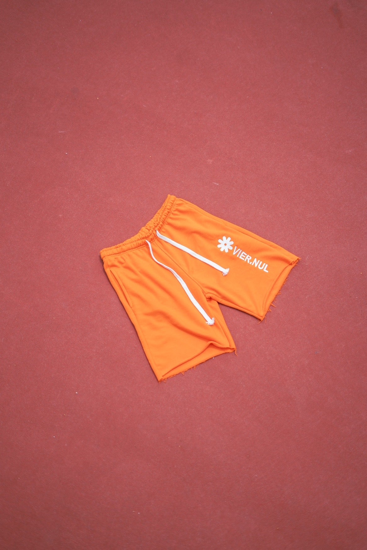 Orange Vier.Nul Athletic Shorts
