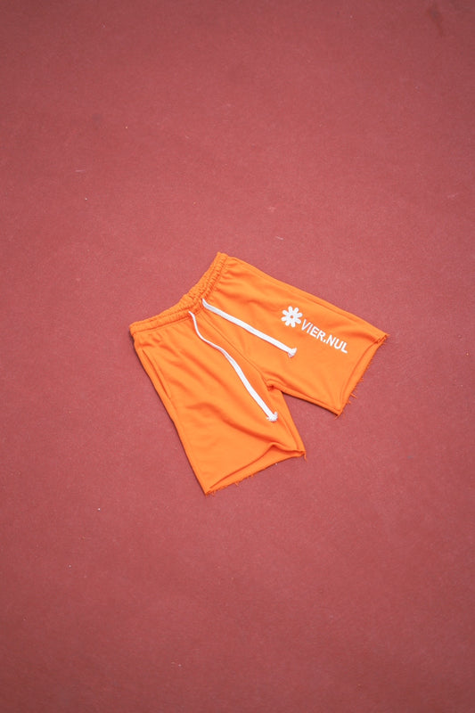 Orange Vier.Nul Athletic Shorts