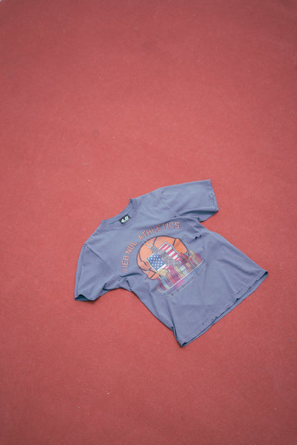 Blue Vier.Nul Athletics Tee (Vintage Style)
