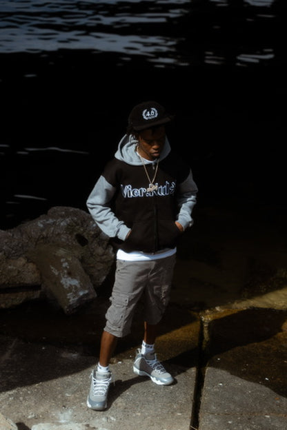 Vier.Nul Zip Up (Black/Grey)